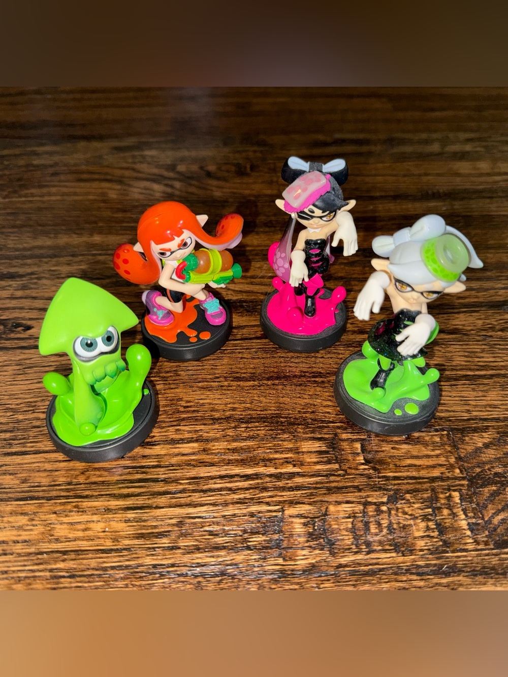 BUNDLE Lot Of 4 Amiibo Nintendo Switch Figures Splatoon Series Callie & Marie